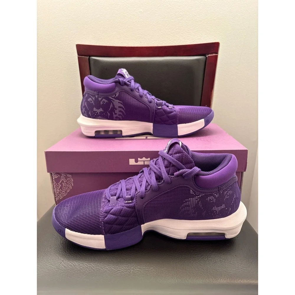 Nike Lebron Witness VIII TB Men's Basketball Shoes Field Purple White Size 11